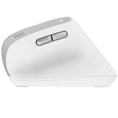 Trust Bayo II Ratón Ergonómico Vertical Inalámbrico Blanco